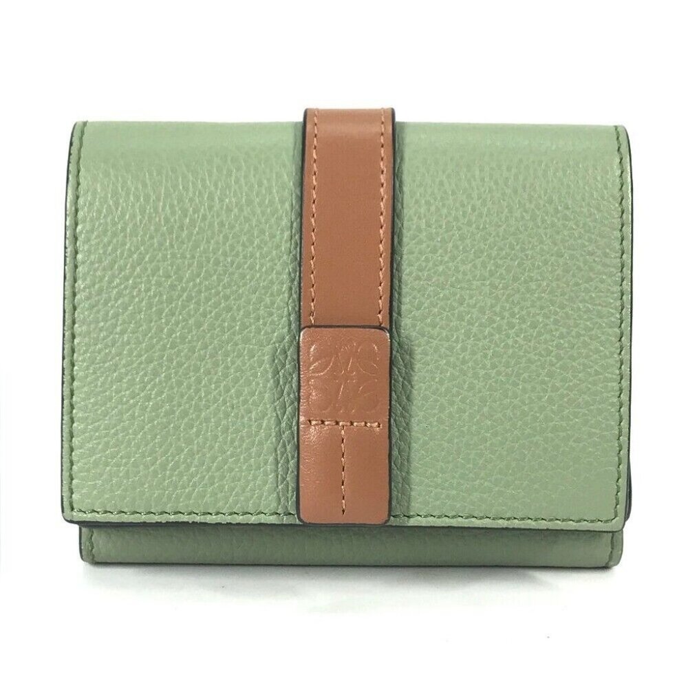 LOEWE anagram Small vertical wallet Compact wallet Trifold wallet - Picture 2 of 15